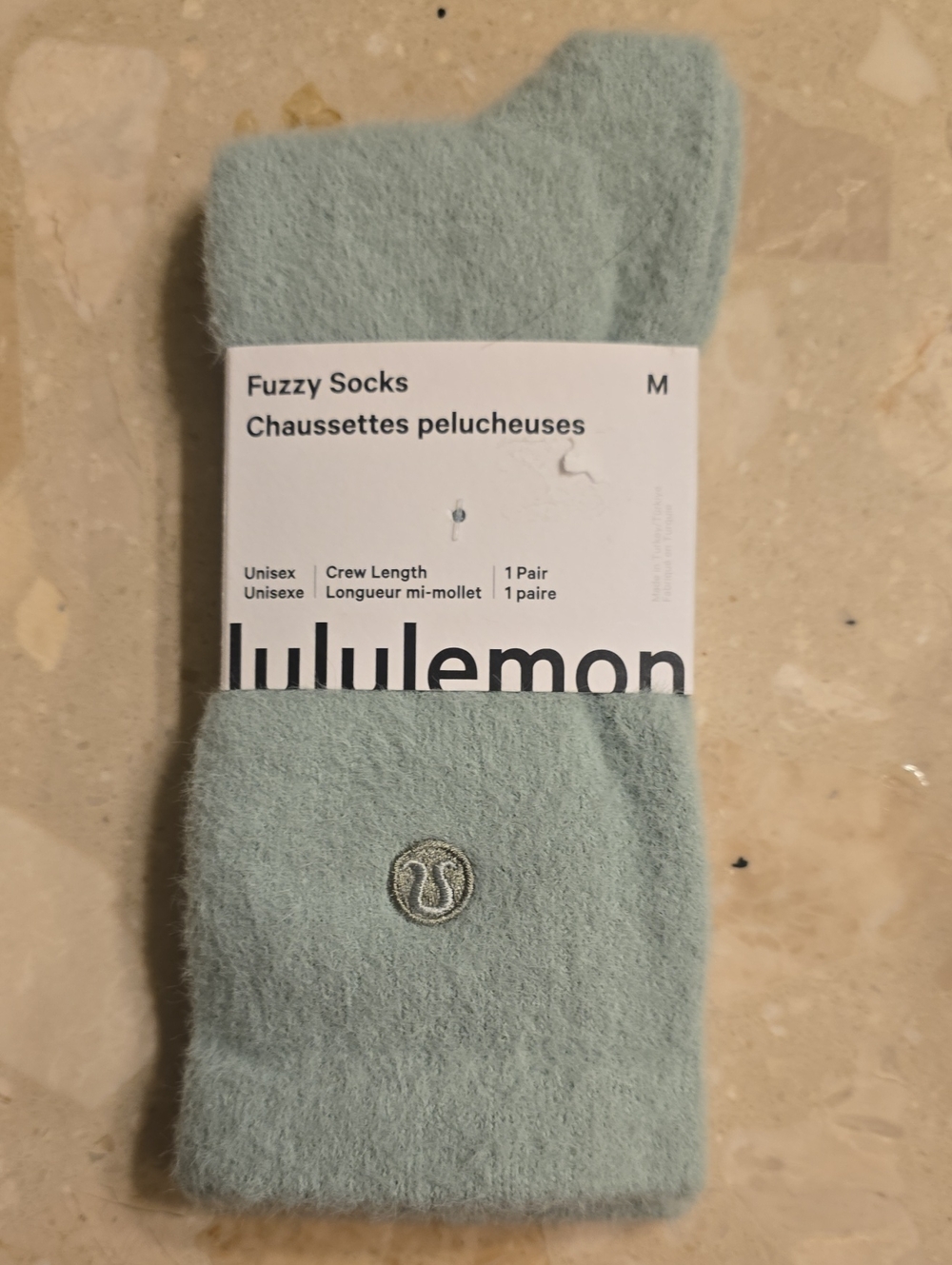 lululemon athletica Fuzzy Crew Socks - Light Mint